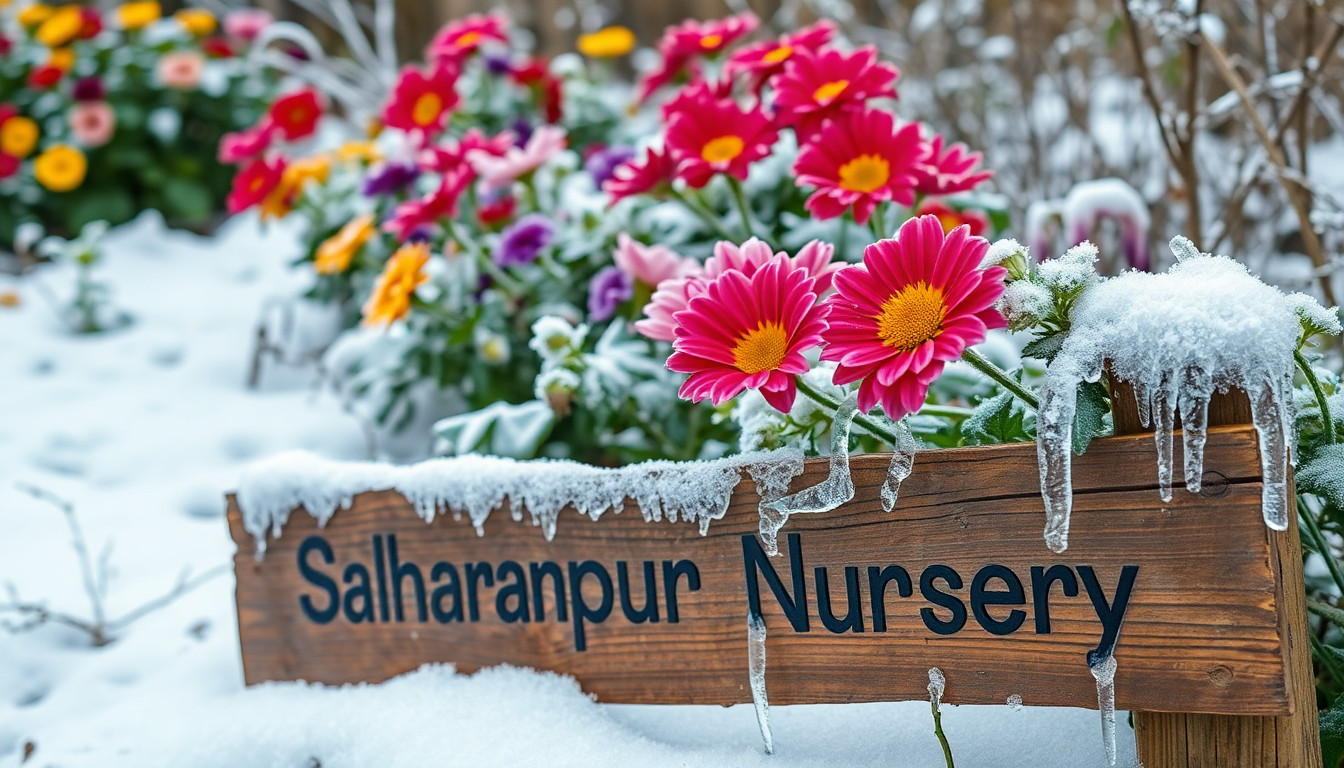 Discover the Beauty of Winter Blooms at Saharanpur Nursery