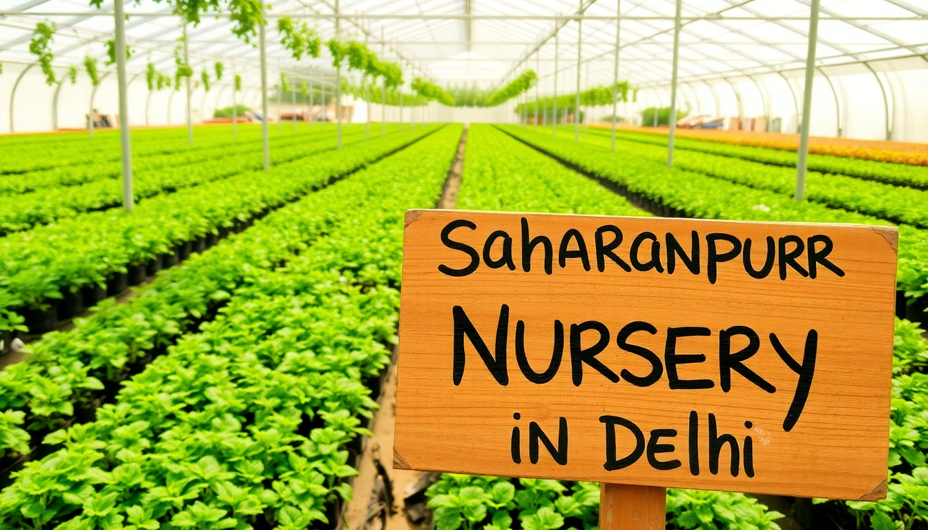 Growing Your Own Vegetable Garden with Saharanpur Nursery in Delhi