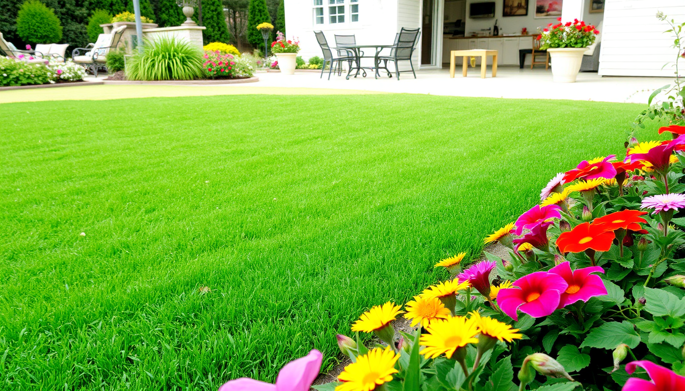 Creating a Beautiful Lawn with the Help of Saharanpur Nursery in Gajraula