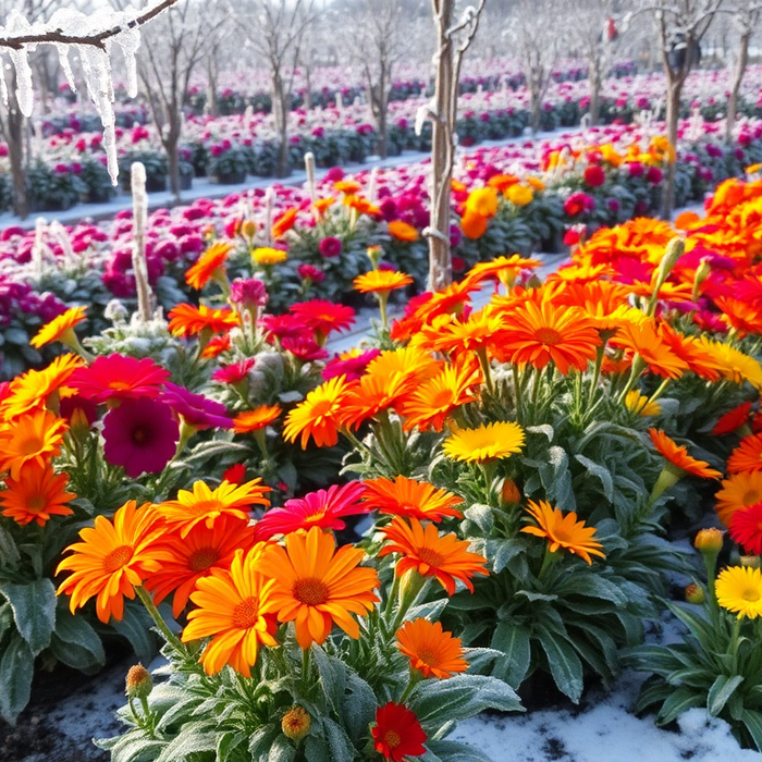 Discover the Vibrant Winter Blooms at Saharanpur Nursery