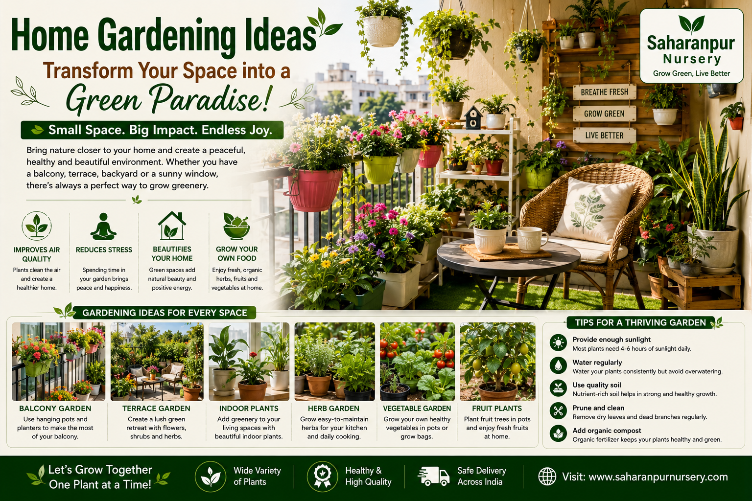 Home Gardening Ideas | Transform Your Space into a Green Paradise! (2026 Guide)