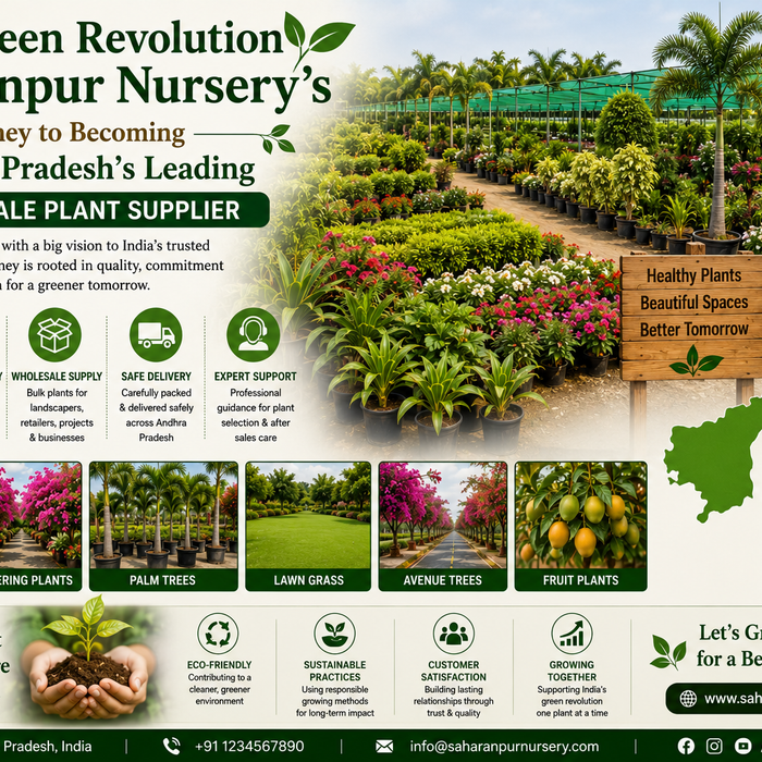 The Green Revolution | Saharanpur Nursery's Journey to Becoming Andhra Pradesh's Leading Wholesale Plant Supplier (2026 Guide)