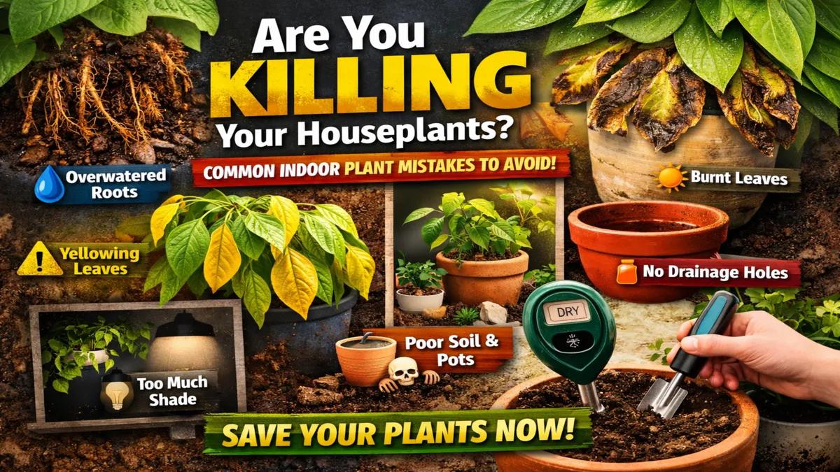 5 Mistakes That Kill Indoor Plants in India (And How to Fix Them Fast) – 2026 Guide