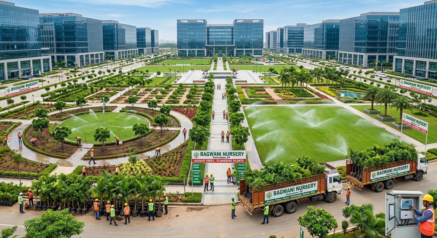 Commercial Landscaping & Irrigation Solutions (Drip & Sprinklers)