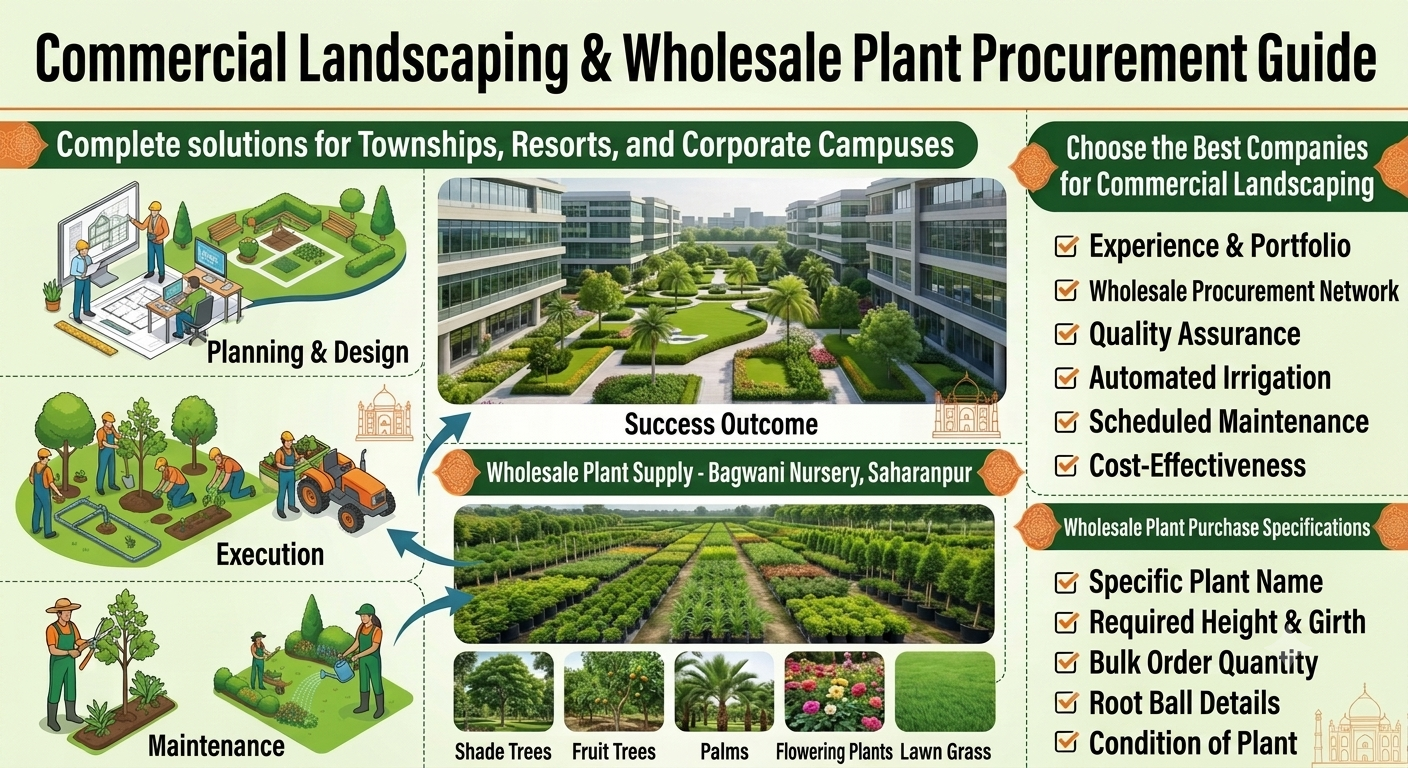 Best Commercial Landscaping Company in India | Large Projects Guide
