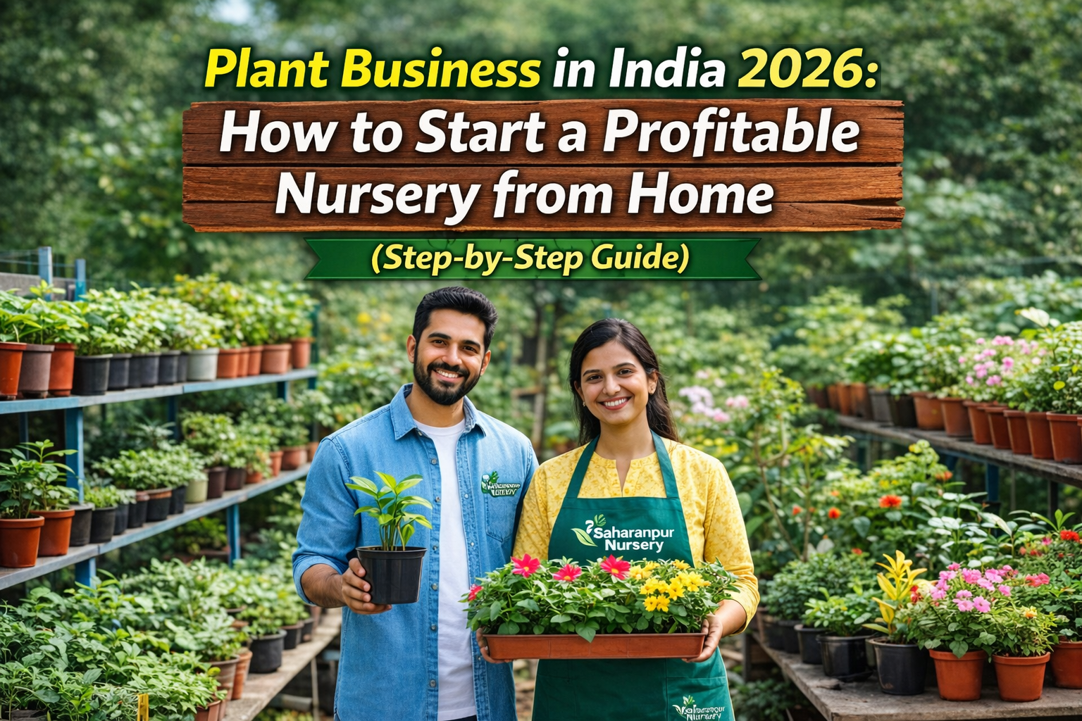 Plant Business in India 2026: How to Start a Profitable Nursery from Home (Step-by-Step Guide)