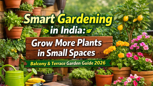 Smart Gardening in India: Grow More Plants in Small Spaces (Balcony &amp; Terrace Garden Guide 2026)