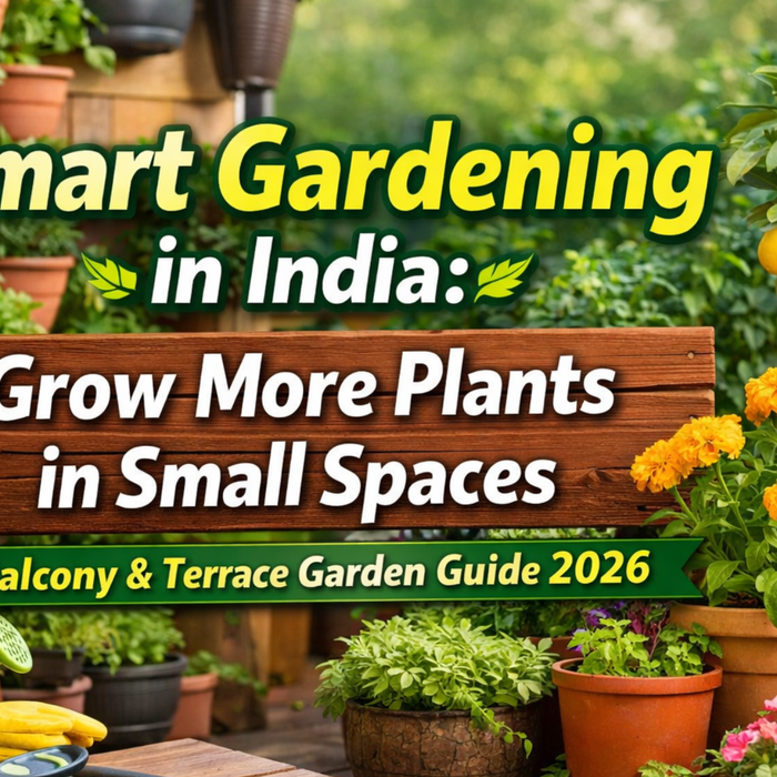 Smart Gardening in India: Grow More Plants in Small Spaces (Balcony &amp; Terrace Garden Guide 2026)