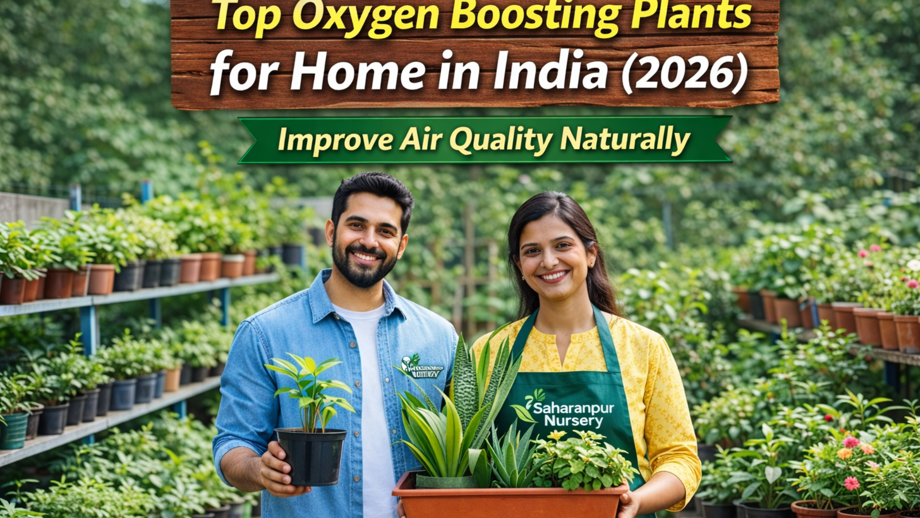 Top Oxygen Boosting Plants for Indian Homes (2026) – Create a Fresh &amp; Healthy Living Space Naturally