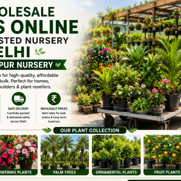 Buy Wholesale Plants Online from a Trusted Nursery in Delhi | Saharanpur Nursery (2026 Guide)