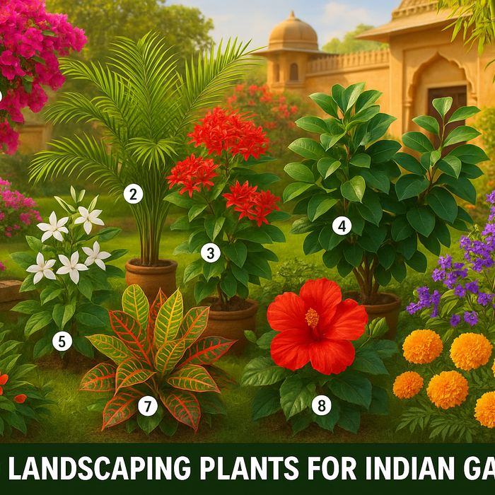 Top 10 Landscaping Plants in India for a Beautiful & Low-Maintenance Garden