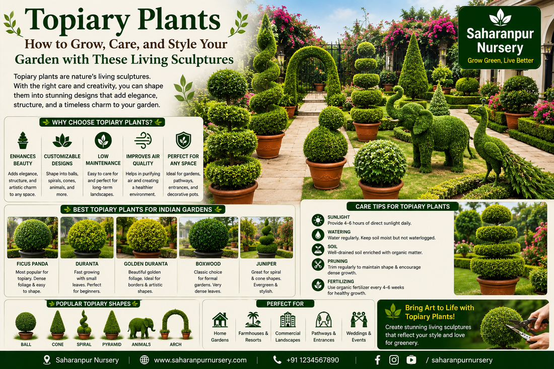 Topiary Plants | How to Grow, Care, and Style Your Garden with These Living Sculptures (2026 Guide)