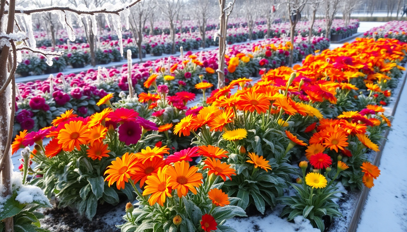 Discover the Vibrant Winter Blooms at Saharanpur Nursery